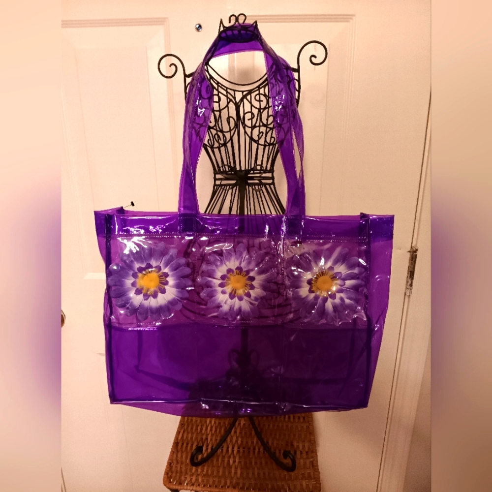Purple Floral Bag